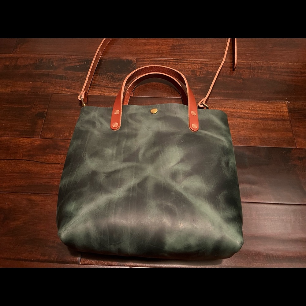 KMM & Co mini tote in eucalyptus